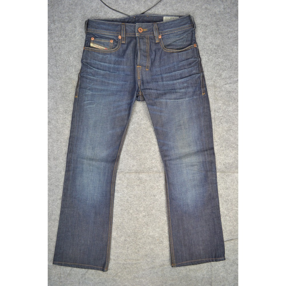 DIESEL Zatiny Bootcut Button Fly Jeans Mens SZ 28x27 (Tag 26x32) Dark Wash 0073N